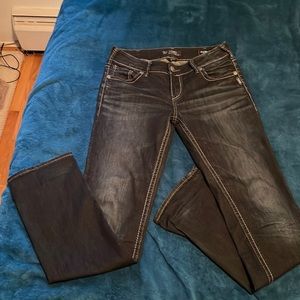 Silver Suki Jeans